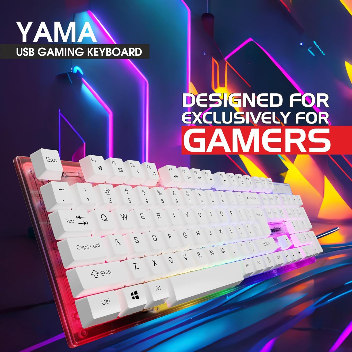 YAMA ZEBION RGB KEYBOARD - WIRED - Image 1