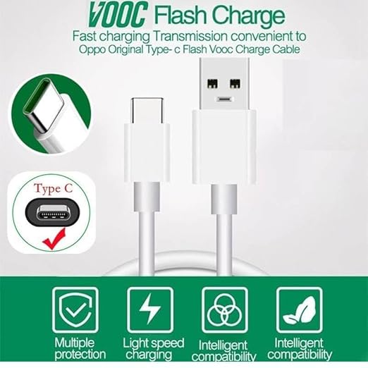 51HD5bW9WDL._SX522_ OPPO VOOC CABLE - FLASH CHARGE - Image 1