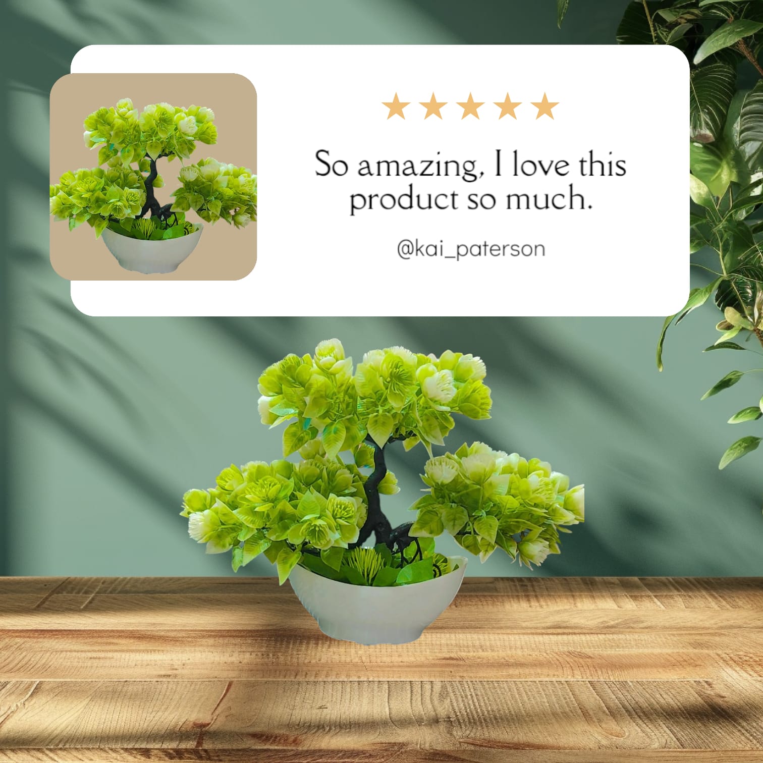 BOT 3 Artificial Flowers Pot - Image 1