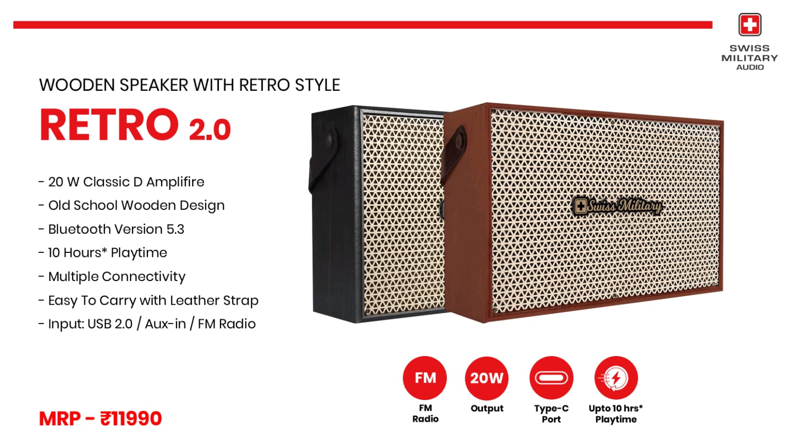 SW SWISS RETRO SPEAKER - Image 1