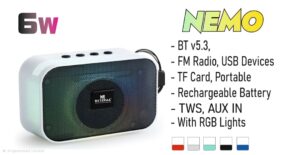 NXTERAA NEMO  BLUETOOTH SPEAKER